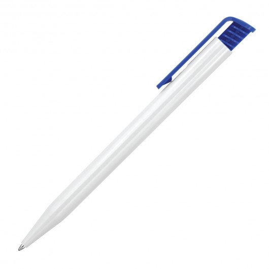 Dover Plastic Pens White blue